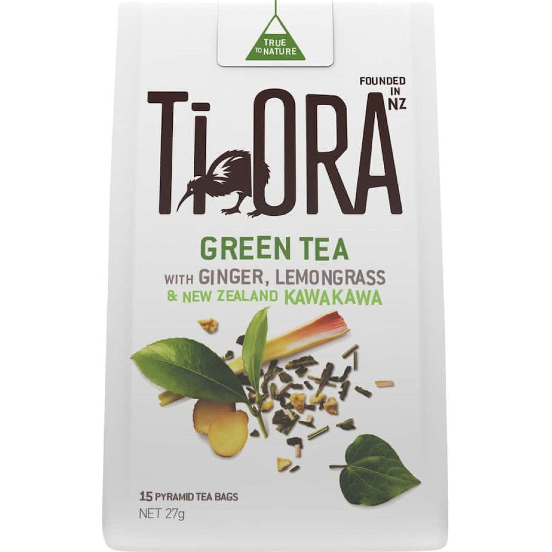 Ti Ora Infusion Green Tea Ginger & Lemongrass