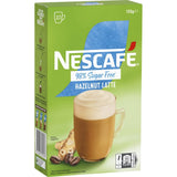 Nescafé Coffee Sachets 98% Sugar Free Hazelnut Latte 10pack 135g