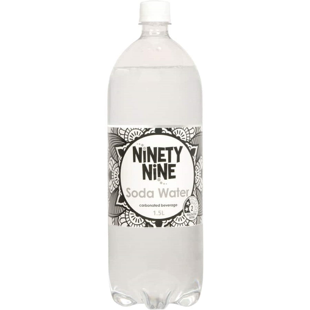 Ninety Nine Drink Mixers Soda Water 99% Sugar Free 1.5L