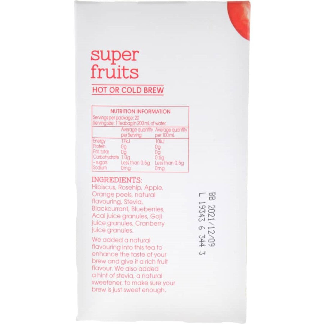 Red Seal Fruit Tea Superfruits Bags 20pack