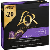 L'or Coffee Capsules Lungo Profondo Intensity 8 20pack