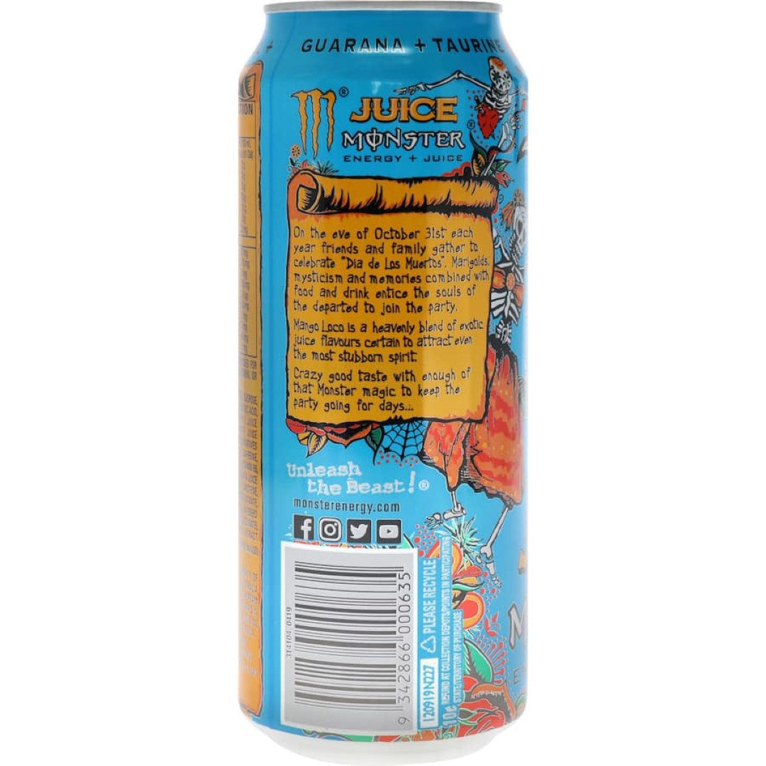 Monster Energy Drink Mango Loco Single can 500mL