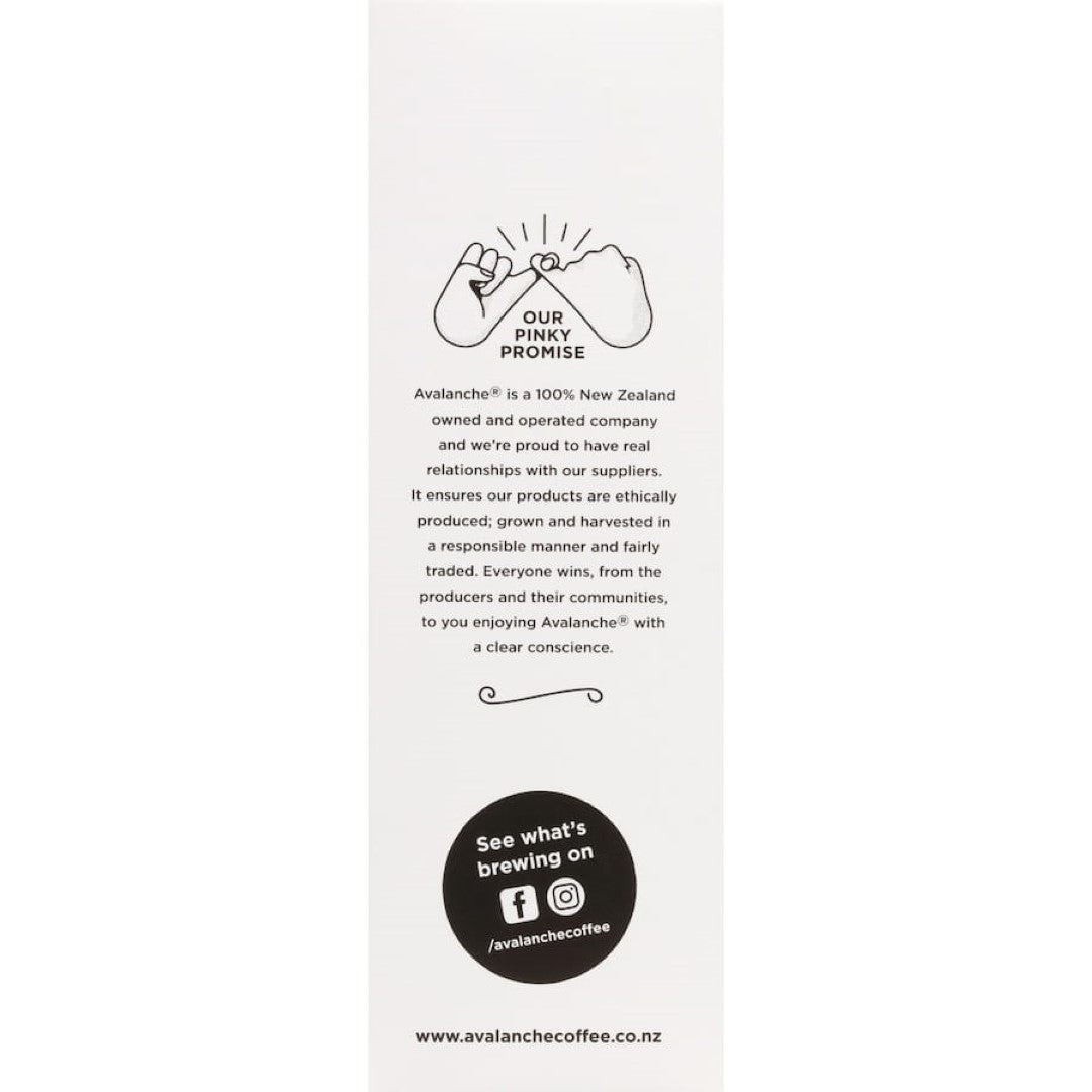 Avalanche Coffee Sachets 99% Sugar Free Cappuccino 10 pack 160g