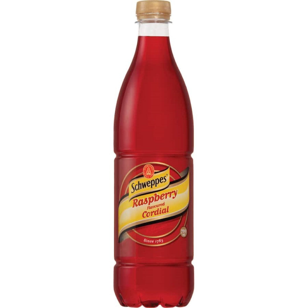 Schweppes Concentrate Raspberry Cordial 720mL