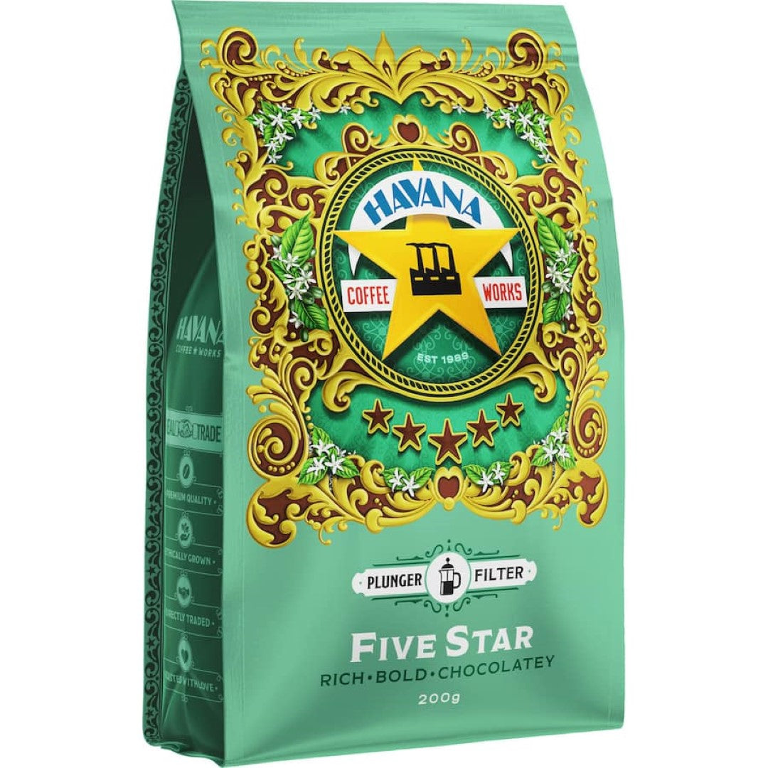 Havana Plunger Grind Five Star 200g