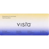 Vista Sparkling Water Boysenberry Lemonade 330ml cans 8pack