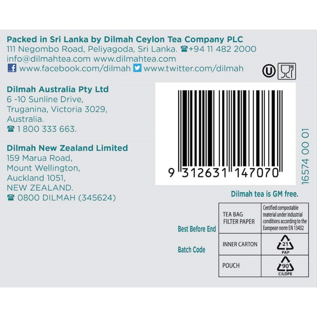 Dilmah Tea Earl Grey Extra Strength