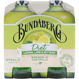 Bundaberg Lemon, Lime & Bitters Diet 375ml bottles 4pack