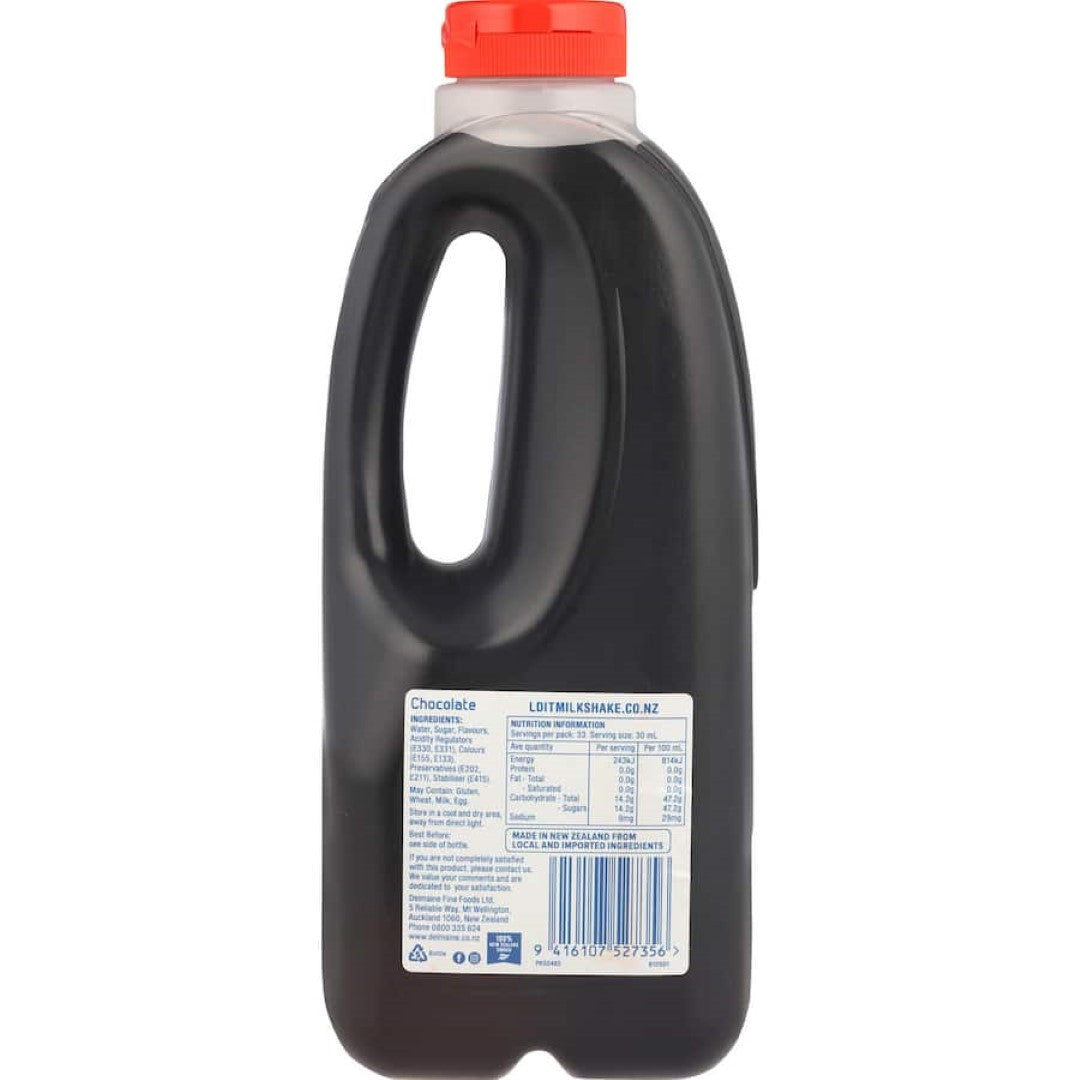 The Longest Drink In Town Milkshake Syrup Chocolate 1L