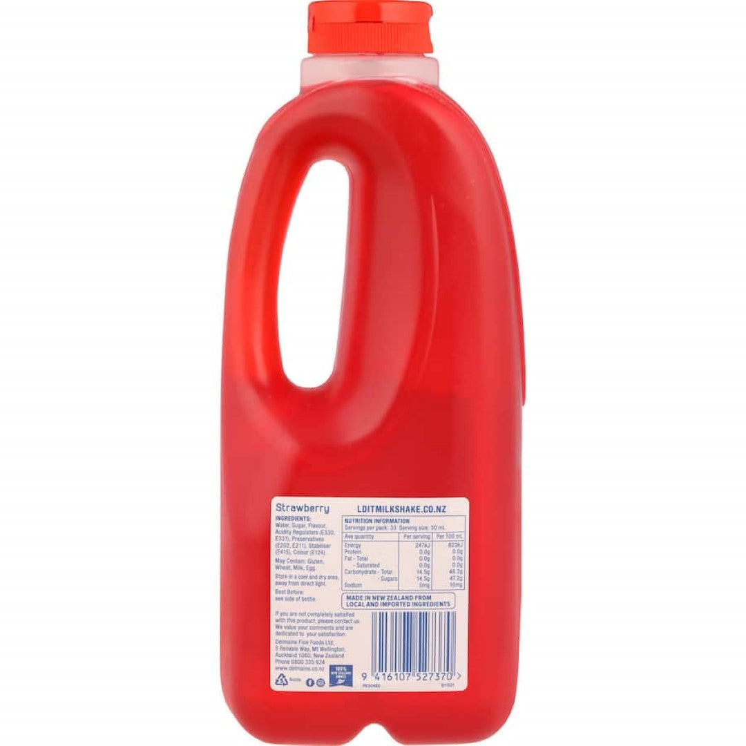 The Longest Drink In Town Milk Flavouring Strawberry 1L