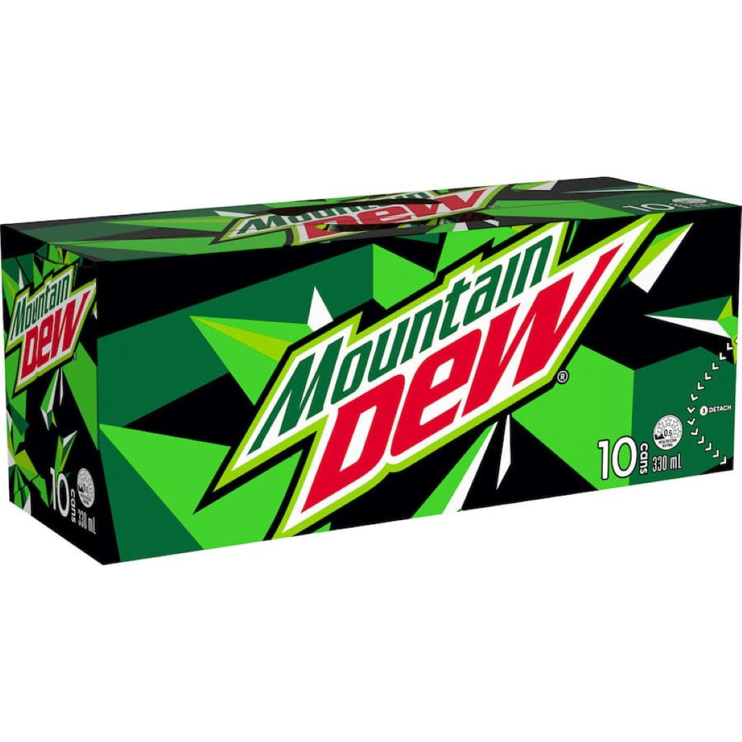 Mountain Dew Soft Drinks  10pack