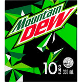 Mountain Dew Soft Drinks  10pack
