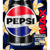 Pepsi Max Soft Drink Vanilla 10pack
