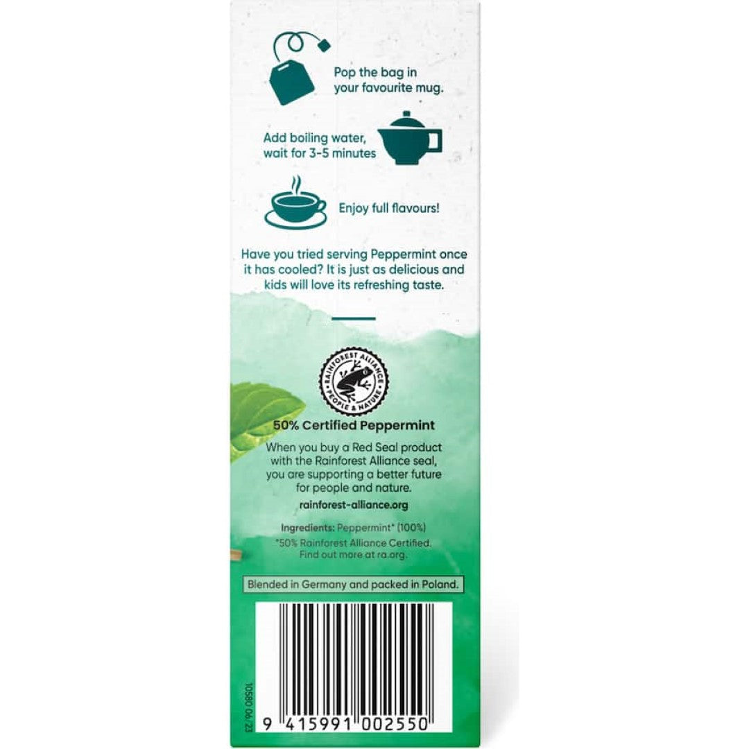 Red Seal Herbal Tea Peppermint Bags 25pack