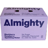 Almighty Sparkling Water Blackberry 330ml cans 6pack