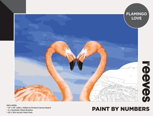Paint By Numbers - Flamingo Love