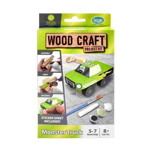 Boyle WoodCraft Kits 5-7 Years - Monster Truck