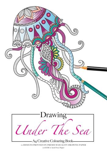 Jasart Adult Colouring Books - Colouring Book A4 Under The Sea