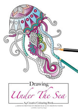 Jasart Adult Colouring Books - Colouring Book A4 Under The Sea