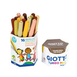 Giotto Turbo Colour Maxi Skin Tones Marker Class Pack 16 - Pot Of 16
