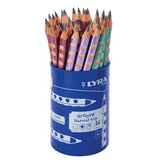 Lyra Groove Graphite Pencils Class Packs 36 - Pink Lacquered Pot 36 B