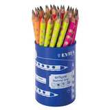 Lyra Groove Graphite Pencils Class Packs 36 - Neon Lacquered Pot 36 B