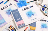 Canson Montval Watercolour Blocks - 300gsm 30x40cm 12sht Cold Pressed