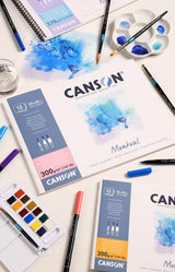 Canson Montval Watercolour Blocks - 300gsm 30x40cm 12sht Cold Pressed