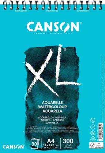Canson XL Aquarelle Pads - 300gsm A4 30sht