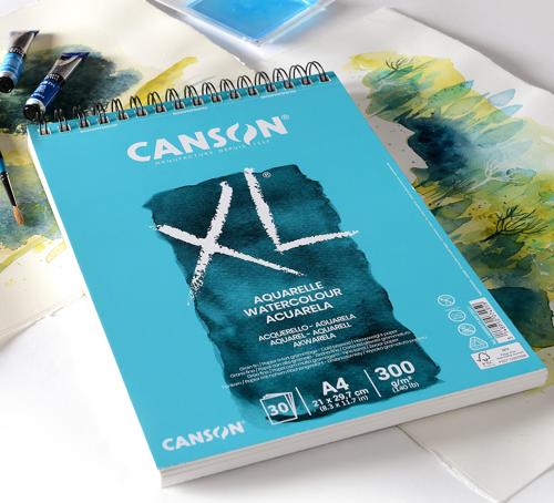 Canson XL Aquarelle Pads - 300gsm A4 30sht