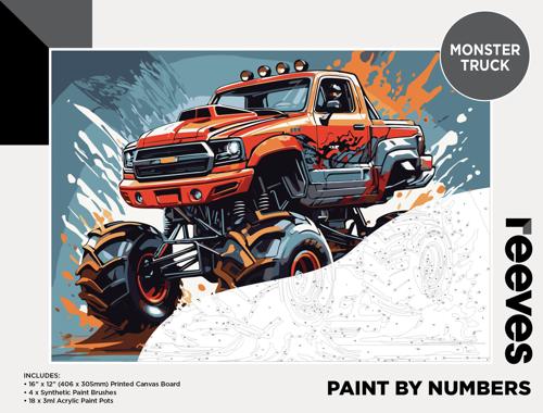Paint By Numbers - Monster Truck
