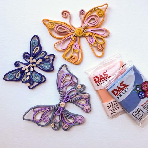 Das Smart Oven Bake Clay 57g - White Glitter