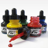 Daler Rowney FW Acrylic Ink 29.5ml - Fluorescent Orange