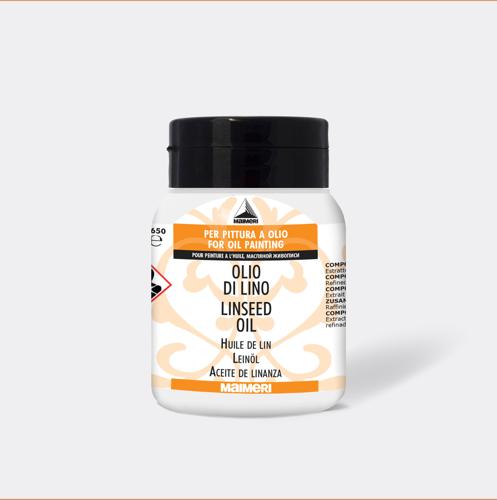 Maimeri Oil Colour Medium Linseed Oil - 500ml Linseed Oil