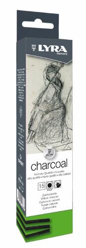 Lyra Charcoal - Thin 3-4mm Pack 15