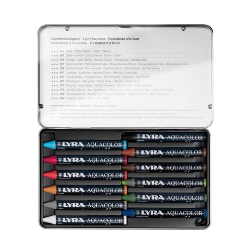 Lyra Aquacolour Water-Soluble Wax Pastel Sets - Set 48