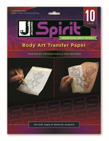 Jacquard Spirit Body Art Transfer Paper - 10 Pack