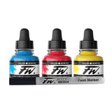 Daler Rowney FW Acrylic Ink Sets - Primary 6 X 29.5ml