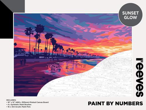 Paint By Numbers - Sunset Glow