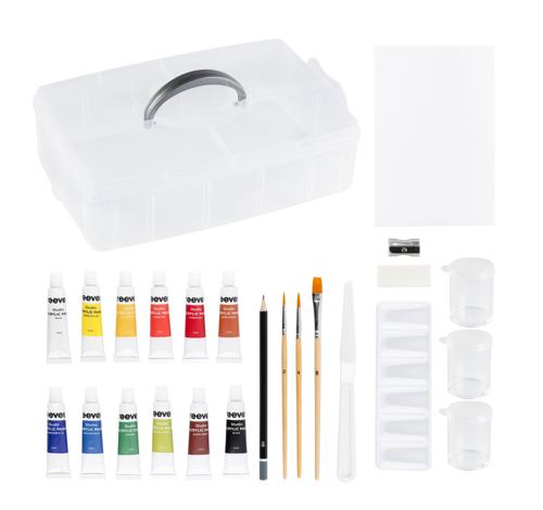 Reeves Acrylic Painting Box - 33 Piece Set