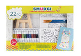 Smudgi Kids Canvas & Easel Set - Set 22 Piece
