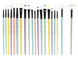 Byron Pastel Paint Brush Sets - Set 20 Piece