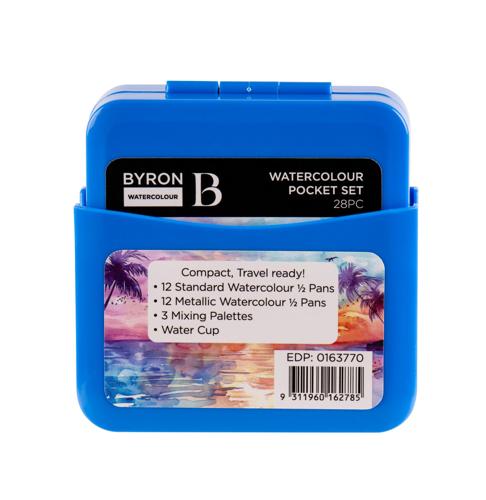 Byron Water Colour Pocket Travel Set - Travel Set