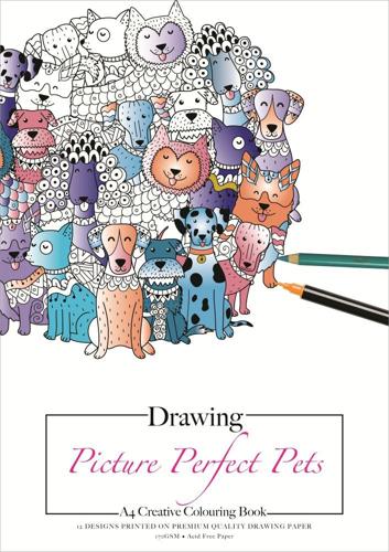 Jasart Adult Colouring Books - Colouring Book A4 Animals