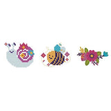 Diamond Dotz Dotzies 3 Sticker Packs - Garden Friends