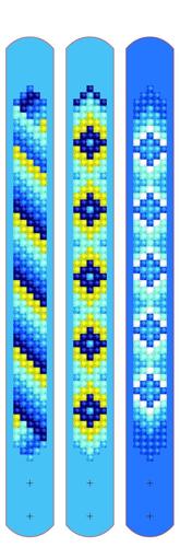 Diamond Dotz Dotzies Bracelet Packs - Blues