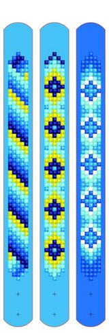 Diamond Dotz Dotzies Bracelet Packs - Blues