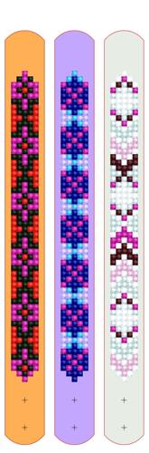 Diamond Dotz Dotzies Bracelet Packs - Mardigras