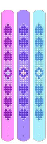 Diamond Dotz Dotzies Bracelet Packs - Mardigras