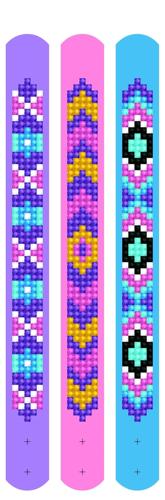 Diamond Dotz Dotzies Bracelet Packs - Mardigras